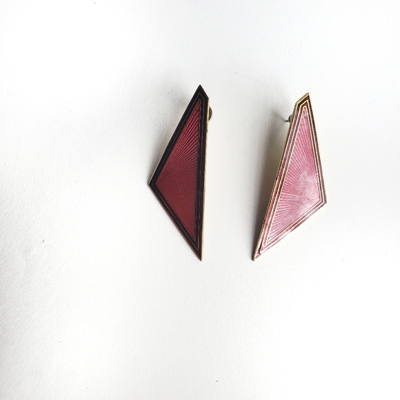 Nusi Vintage Pink Earrings - Picture 2 of 3